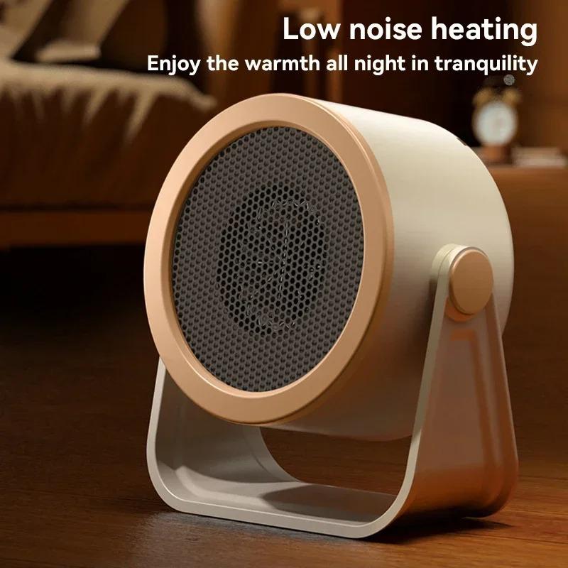 Portable Desktop Space Heater For Home Office/Fast Heating Fan With Adjustable Temp Low Noise Energy Saving US Plug