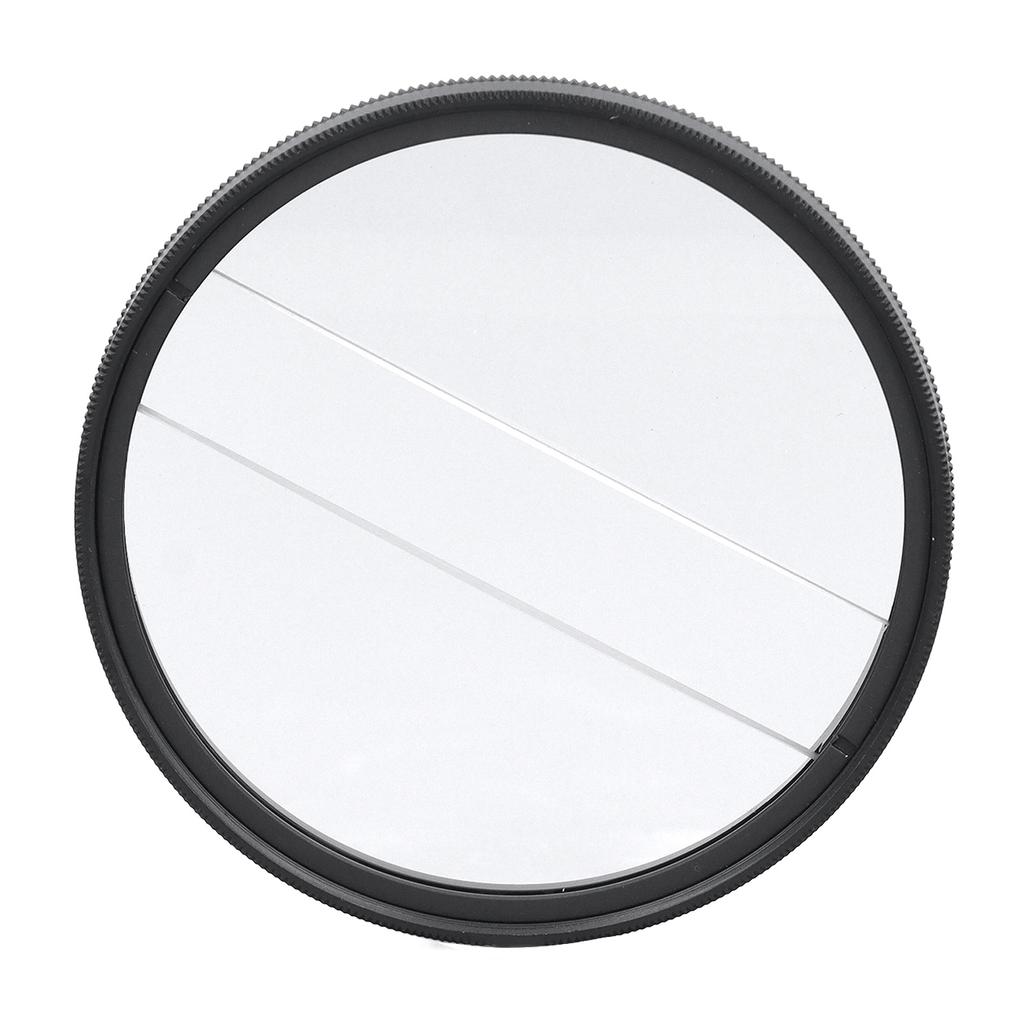 62 мм Двойной диоптрийный фильтр из стекла Двойной полумесяц Размытие Фильтр спецэффектов для беззеркальных