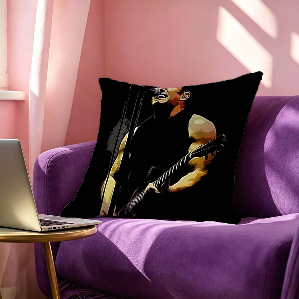Nine Inch Nails Band Anime Square DoubleSided printed Pillow Case Bedroom Bedside Pillow Sofa Cushion Cover