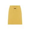 Essentials Ss23 Midi Skirt Light Tuscan Retro Sports Style High Waist Drawstring Midi Skirt Goose Yellow Women Skirts FOG-SS23-220