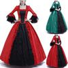 Ayollar Kuz Qish Gotik Retro Gul Naqshli Bal Ko'ylaklari Keng Yengli Ko'ylaklar Libos