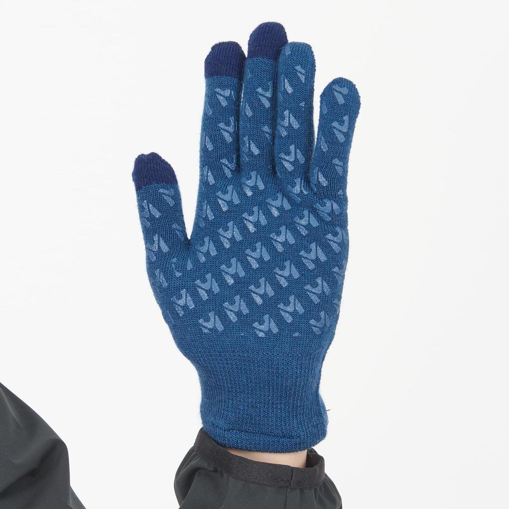 Внутренние перчатки Шерстяные внутренние перчатки II MIV01922 Глубокий мозаичный синий M [Millet] (НОВЫЙ ЛОГОТИП)