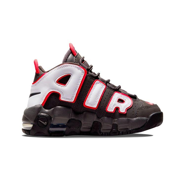 Nike Детские кроссовки Air More Uptempo PS Medium Ash Siren Red White Black DH9723-200