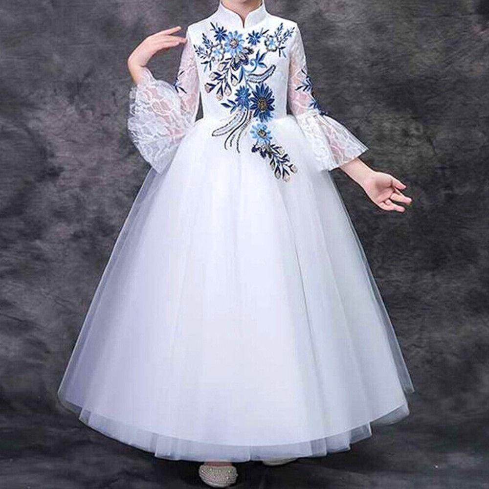 Sew Mesh Embroidery Flower Lace Patch Polyester Embroidered Fabric Stickers Clothing