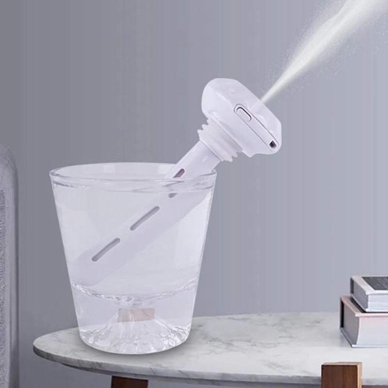 Мини-бутылка с минеральной водой Алмазный увлажнитель Портативный USB Автомобильный распылитель Домашний Настольный Увлажняющий Большой распыл