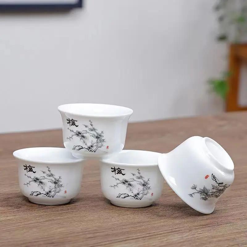 4 шт. Керамический набор для чая «Кунг-фу», чашки и кружки, исинский чайник, чайная утварь, самовар, чайник, гайвань, шу, чайник для пуэра, заварник