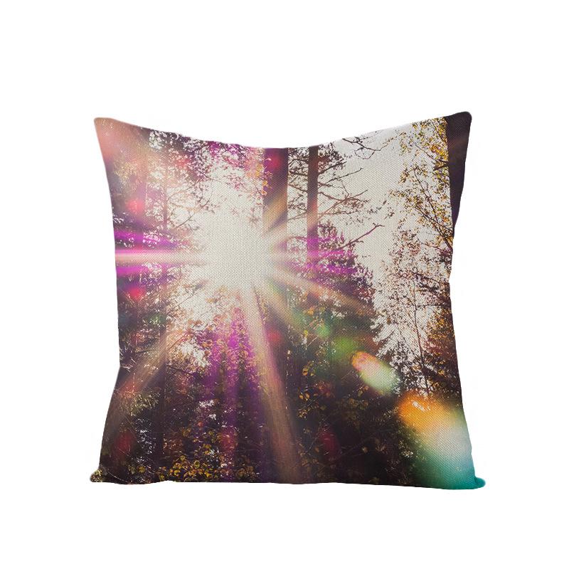 Дом Тропическое Растение Зеленые Листья Полиэстер Наволочка Дом Скандинавский Стиль Подушка Подушка для Талии Наволочка