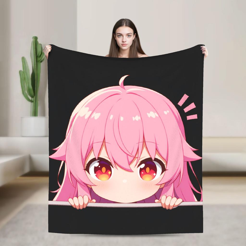 Super Warm Blanket Camping Mirai Nikki Number Twelve Throw Blanket Flannel Bedspread Living Room Street Trend Sofa Bed Cover