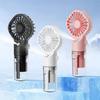 Портативный увлажнитель-вентилятор Мини ручной распылитель USB-перезаряжаемый портативный маленький карманный мини-увлажнитель воды Охлаждение мотоцикла