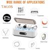 Ultrasonic Jewelry Ring Cleaner 650ml Large Capacity Ultrasonic Cleaning Machine 3 Time Modes Professional Ultrasonic Cleaner
