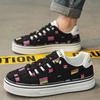 Skateboard Canvas Casual Sneaker Sports and Leisure Shoes for Men Platform Sports Shoes Ventilate Wear-resistant Fashion New