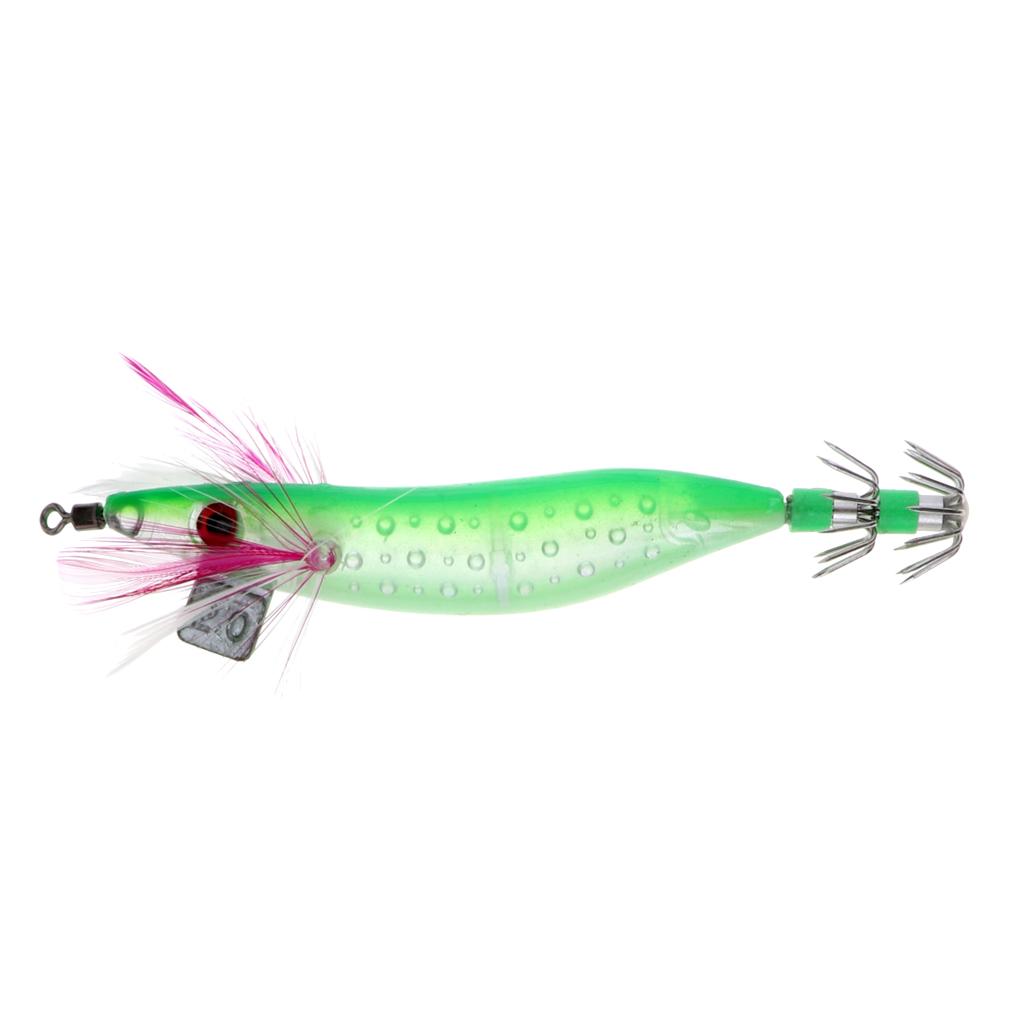 5 Pcs Fishing Artificial Squid Jigs Baits