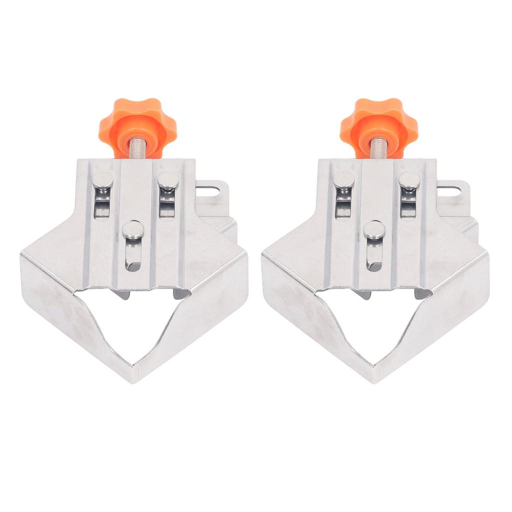 2 шт. Угловой зажим из нержавеющей стали с закрытым зевом, 90 градусов, быстрозажимной угловой зажим для деревообработки