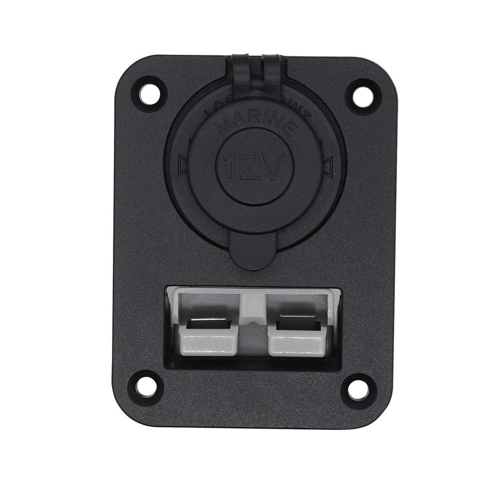 Разъем автомобильного зарядного адаптера 12 В 24 В 15 А, гнездо для зарядки заподлицо с винтом для автомобиля, мотоцикла