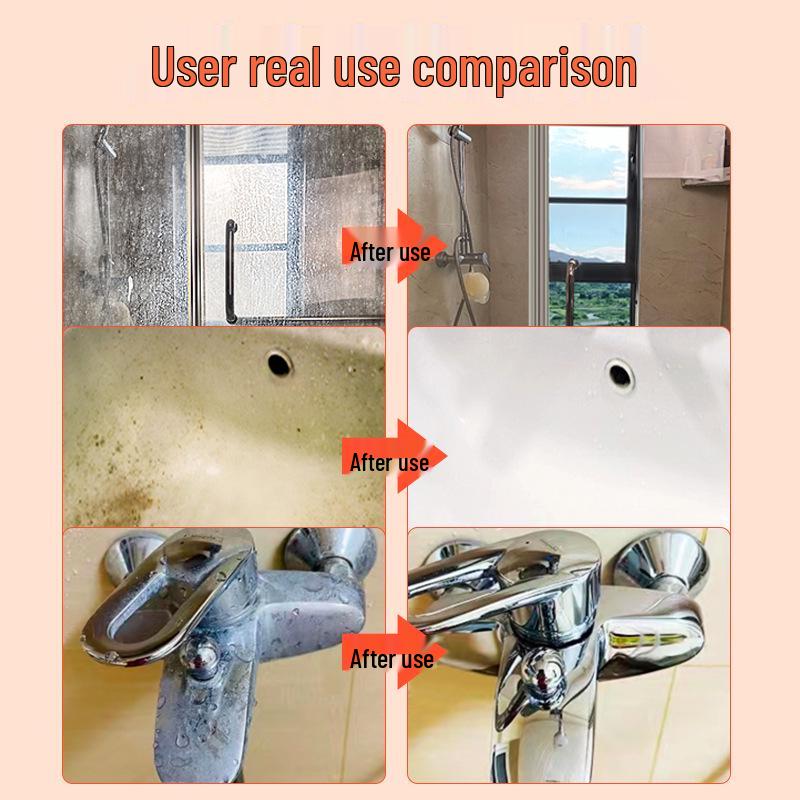 Bathroom Deodorizing Glass & Tile Cleaner Spray - Effective Sterilization & Descaling Solution