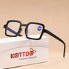 Square Women Reading Glasses Presbyopia Anti Blue Light Eyeglasses Men Hyperopia Reading Glasses With Recipe Eyewear For +1.0+1.5+2.0+2.5+3.0+3.5+4.0