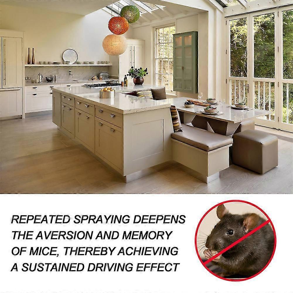 2x Strong & Natural Peppermint Essential Oil Spray Mice Rodent Repellent Spray,hww