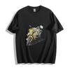 Yellow Speed Demon T-Shirt - High-Octane Biker Art Unisex Tee