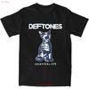 Deftones Adrenaline Кот Черная Футболка Размер S 5XL винтажная Стиранная Растянутая Повседневная Немного Универсальная Мягкая Удобная Стильная