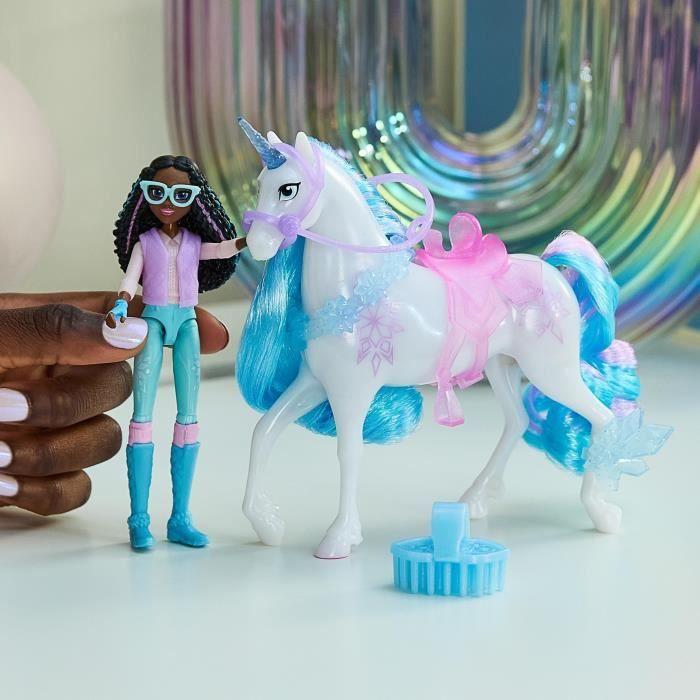 Figurines Layla + Glacier - 5 accessoires inclus - dès 4 ans - L'École des Licornes