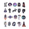 50Pcs Spaceman Spaceport Skateboard Stickers Laptop Luggage Decals Sticker