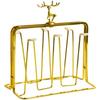 Iron Art Cup Storage Rack Reindeer Decorative Cups Shelf New Cup Tray Holder  For Drying Cups