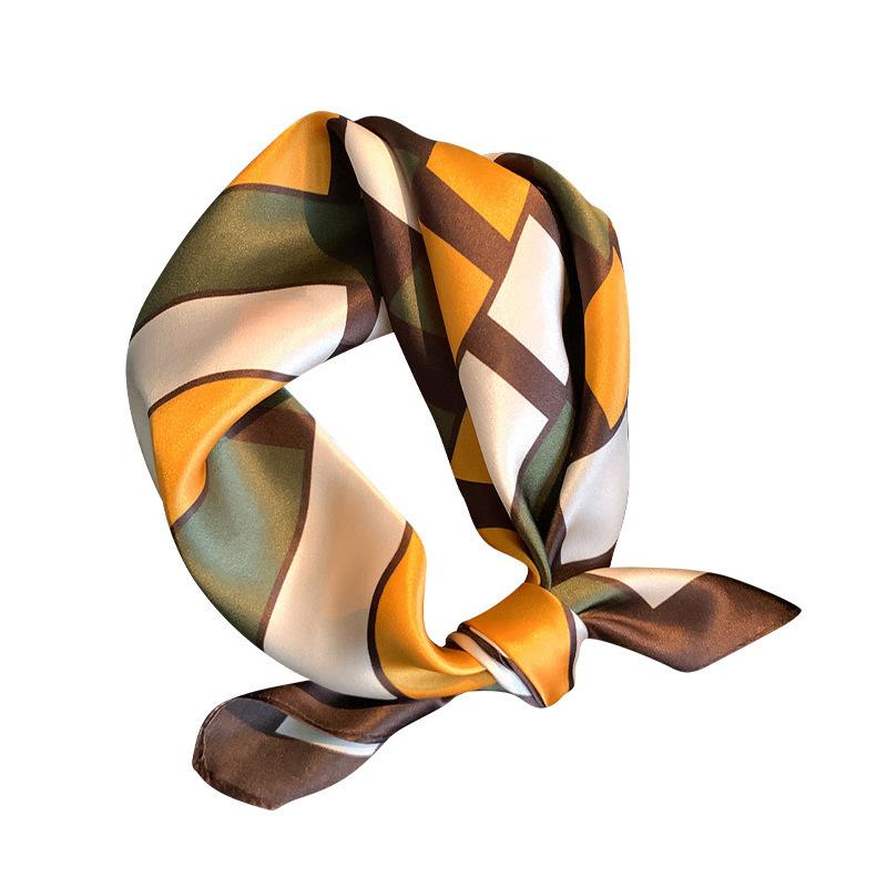 Новый 100% Натуральный Шелковый Шарф Женский Квадратный Галстук на Шею Шали Палантины для Дам Платки Фуляр Пашмина Женский Хиджаб Бандана буфанда