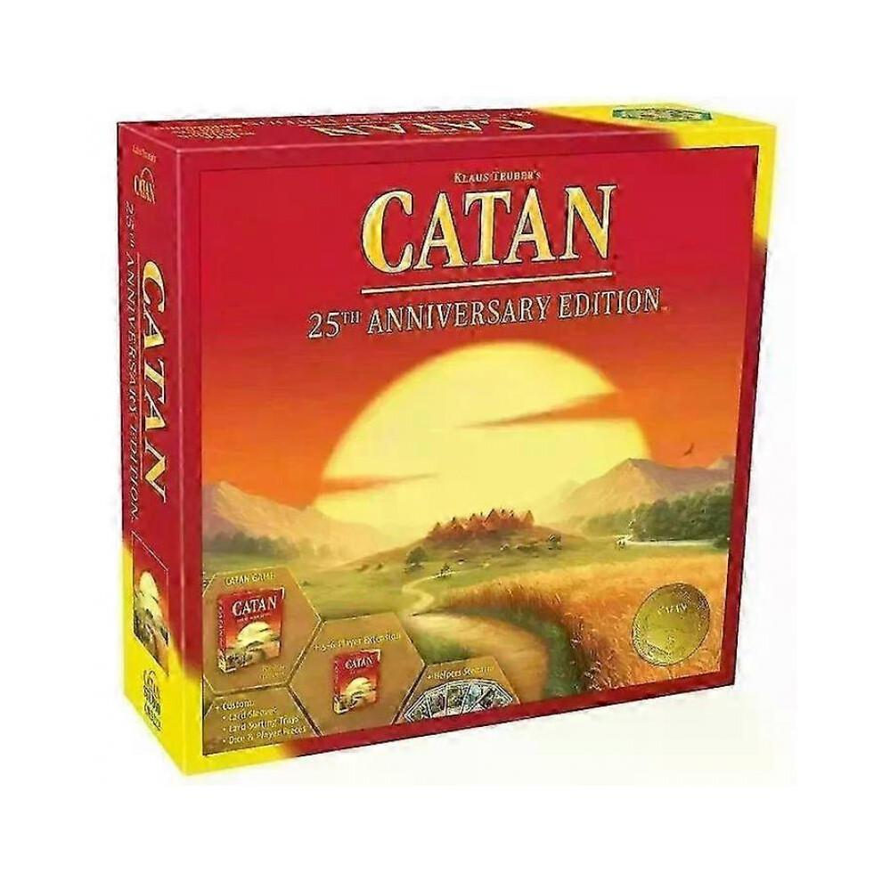 Английская версия настольной игры Катан пазл игрушка для досуга игральная карта издание к 25-летию игра в игры 2-8 человек карточные игры для вечеринок Подарки