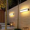 10W/20W Modern LED Outdoor Wall Lamp Plastic Waterproof IP65 Black/White Garden Sconce Porch Balcony Gate Exterior Wall Lighting