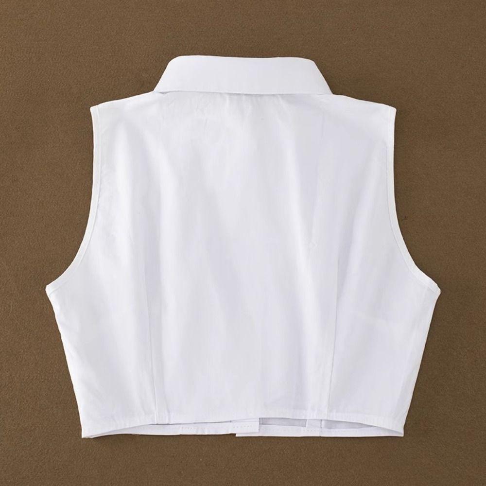 Detachable False Collar Blended Lapel Collar New Fashion Half Shirt