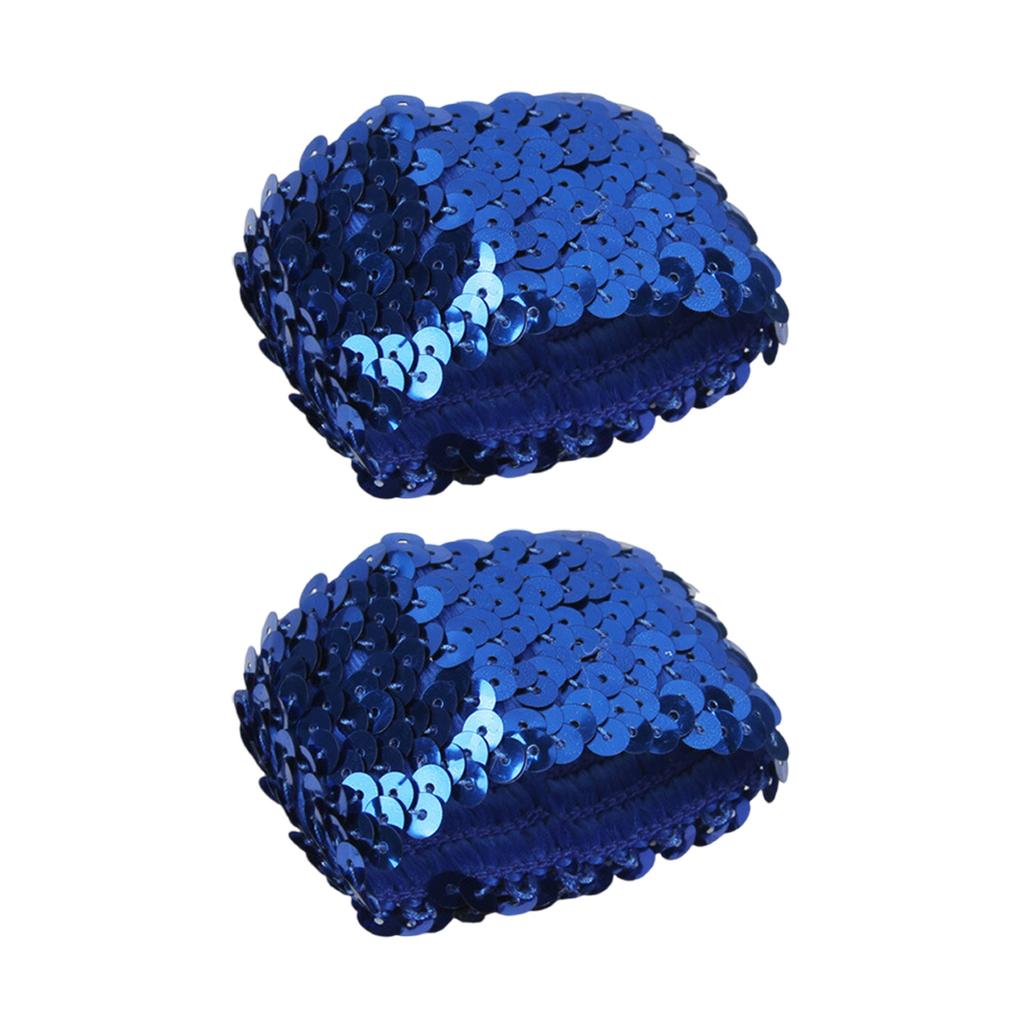 Popular Fingerless Cuffs Sequined Oversleeves Elastic Arm Sleeves Wrist Cuffs Cover for Dancing Event Dressingup
