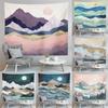 Karda Sunrise Mountain Print Pattern Tapestry Home Living Room Bedroom Wall Decor Backdrop Cloth Tapestry