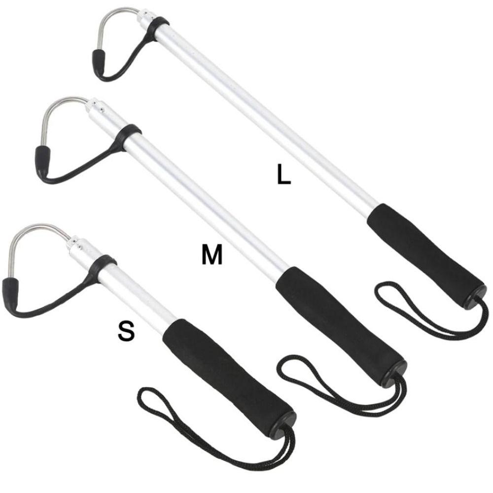 Soft EVA Handle Fish Grippers Stainless Steel Hook Fishing Hook Pole Ice Fishing