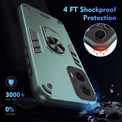 Чехол-кольцо-магнитный держатель для брони для Motorola Moto G05 G15 G35 G45 G55 G75 G85 5G G04 G04S G14 G24 G34 G54 G64 G84 с крышкой для камеры