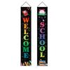 Welcome Backdrop Supplies Flags Classroom School Decorations Hanging