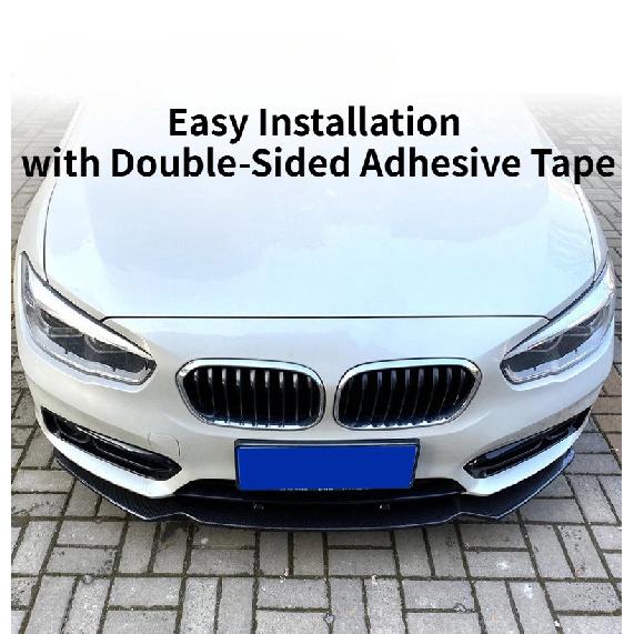 For BMW 1 Series F20 F21 116i 118i 120i 2015-2019 Front Bumper Lip Spoiler Splitter Chin Guard Protector Tuning Body Kit Decor
