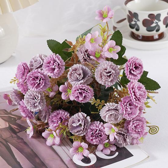 Букет искусственных цветов Реалистичный на ощупь Не увядающие Искусственные цветы Центральный элемент стола Свадьба Вечеринка Домашний декор