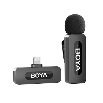 BOYA Sound Collection Петличный микрофон Беспроводной Разъем Lightning Петличный микрофон для мгновенного подключения Шумоподавление Plug and Play Не требуется приложение Нет