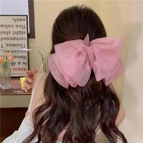 Red Velvet Bows Hair Ribbons Scrunchies for Women Girls Long Elastic Hair Ties Headwears Female Kids Styling Tools
