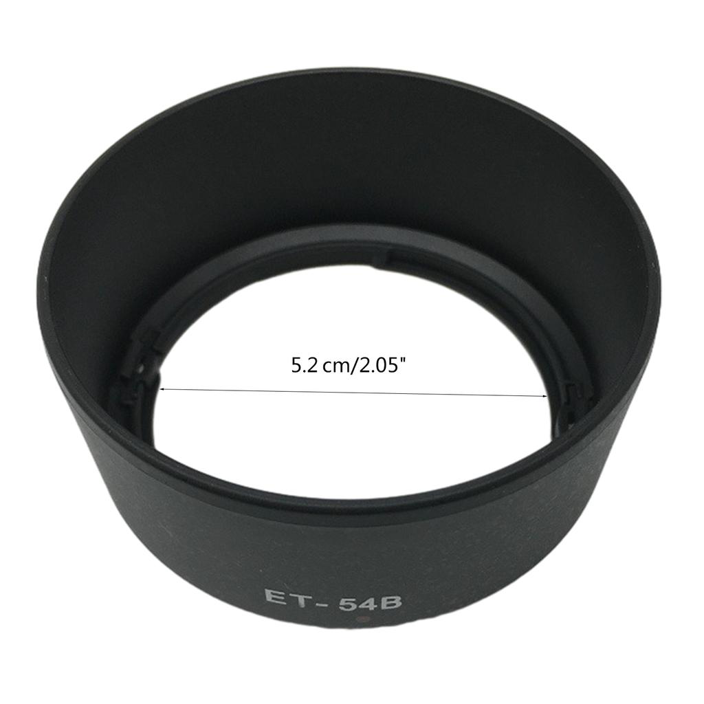 Lens Hood Replacement ET-54B Camera Lens Shade for EF-M 55-200mm STM EOS M3 M10 52mm Lens Cap