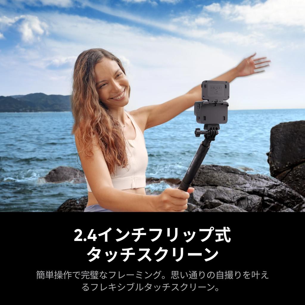 Insta360 Ace Pro Waterproof Action Camera with Sensor and 5nm AI AI Noise Incredible Image 4K Advanced AI Long Recording Underwater Action Camera -