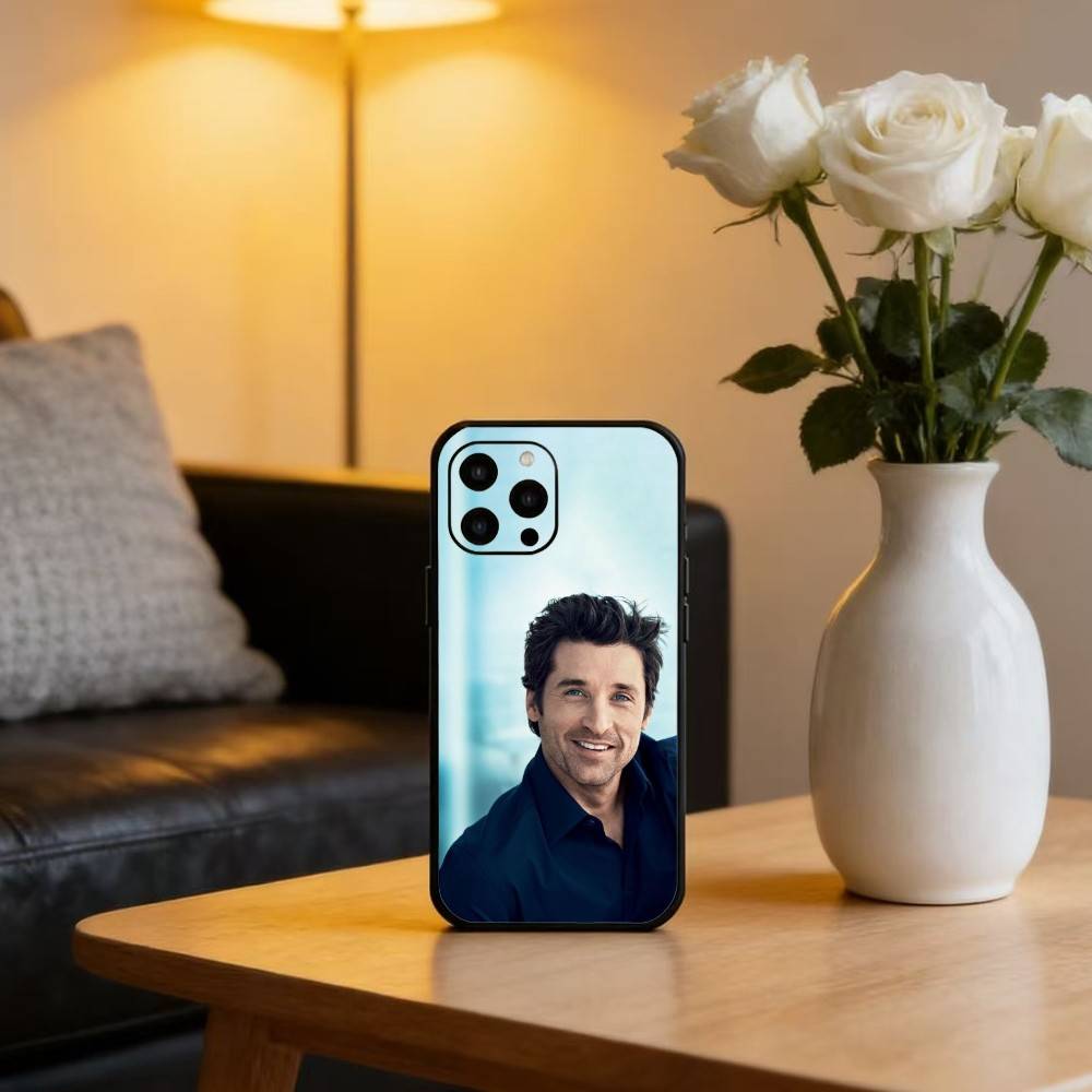 Чехол для телефона Patrick-s DD-Dempsey Для iPhone 16,15,14,13,12,17,Pro Max,Plus Силиконовый Черный Чехол