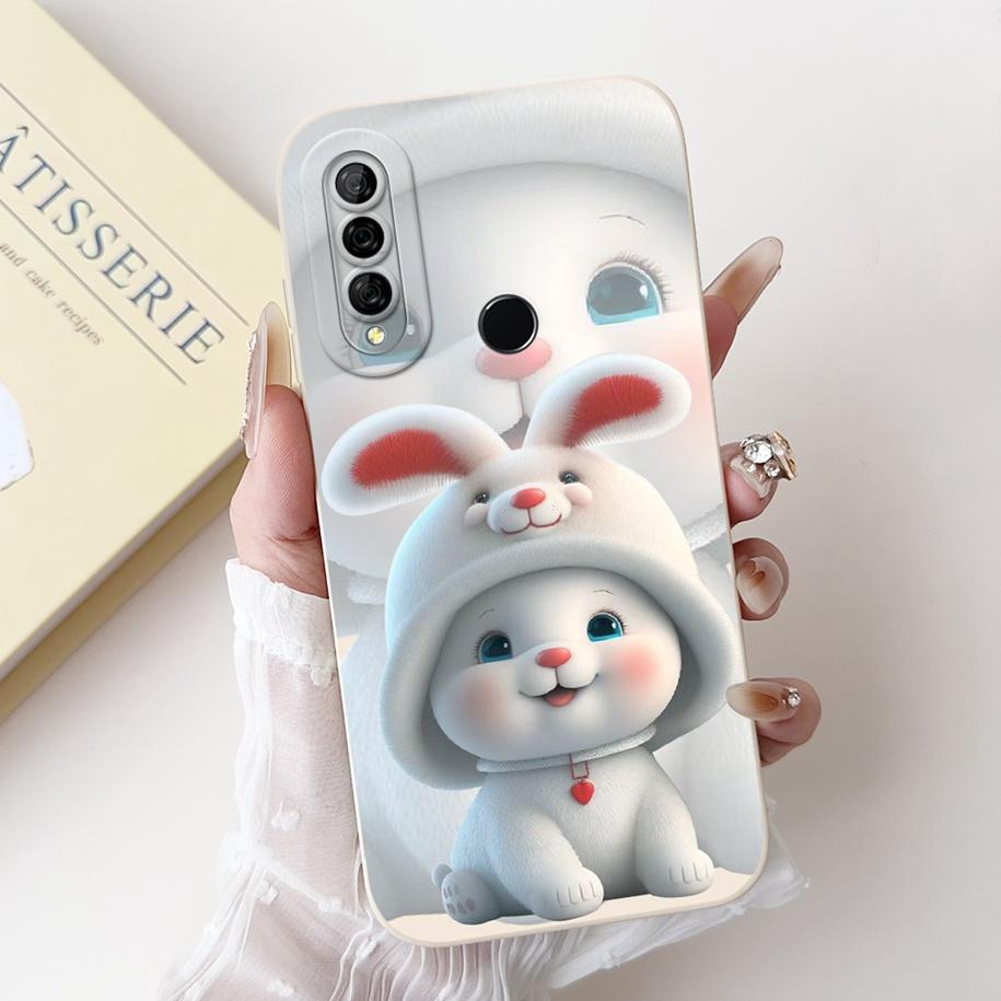 For Huawei P30 Lite Case MAR-LX1A MAR-LX2 Cover Cute Panda Rabbit Soft Silicone Phone Case For Huawei P30Lite Nova 4e Fundas New