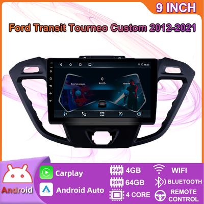 Android для Ford Transit Tourneo Custom 2012-2021 Auto Carplay Мультимедийный плеер DSP IPS видео WIFI Bluetooth GPS навигация 4 + 64 ГБ