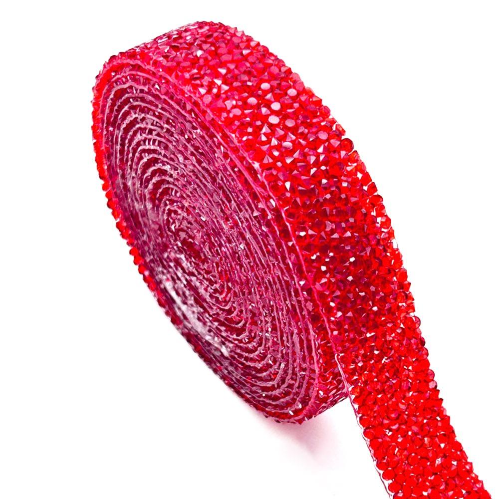 Лента со стразами из смолы шириной 3 см, длина 3 ярда, клейкая основа, самоклеящаяся, бриллиантовая наклейка, термозакрепляющаяся, для приклеивания утюгом