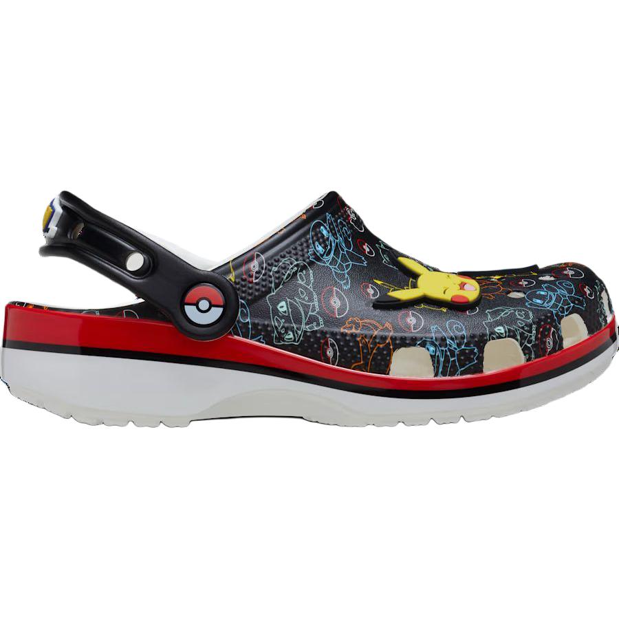 Pokémon x Crocs Classic Clog Детские кроссовки Pokémon Starters Детские кроссовки Черные Мульти 211344-90H