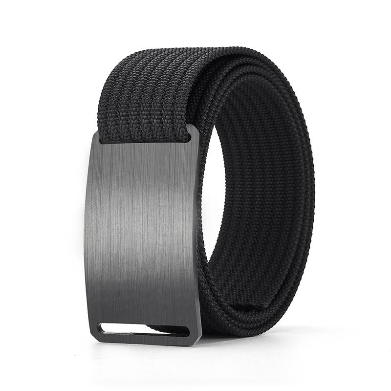 Алюминиевая пряжка нейлоновый ремень новый уличный ремень мужской повседневный холщовый тканый ремень