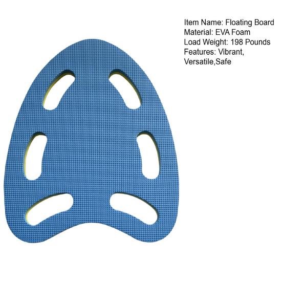 Kids Swimming Kickboard Swim Training Aid Pool Floating Board with 6 Handrail Holes Safety Swim Board for Beginners