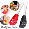 Multifunctional Kitchen Spoon The Heat -resistant Suspension Spoon for Potatoes and Garlic with A Strainer