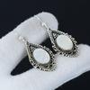 Natural Mother Of Pearl Gemstone Earrings, 925 Sterling Silver Earring, Handmade Boho Silver Jewelry Dangle Earrings, Thanksgiving Gifts